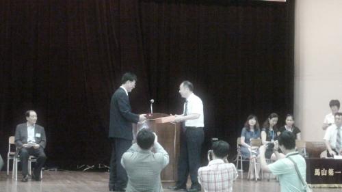 중국 제18중학자매교 환영행사