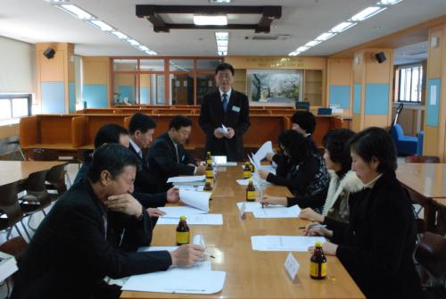 2012 학교폭력대책자치위원회 회의 인사말